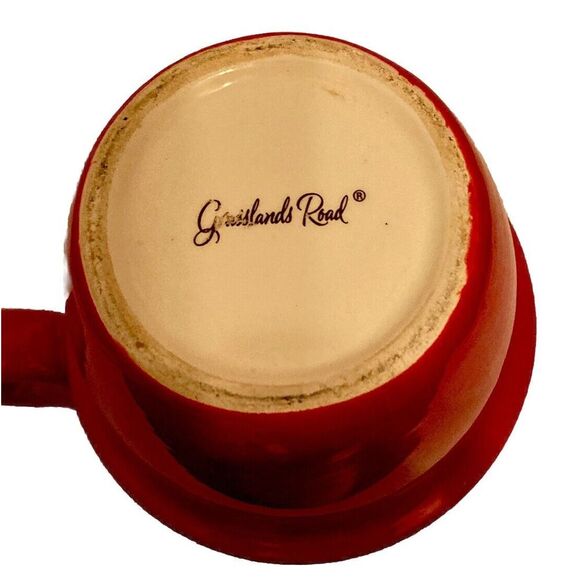 3-Dimensional Santa Claus‎ Mustache Nose Christmas Holiday Mug Grassland Roads - Picture 6 of 6